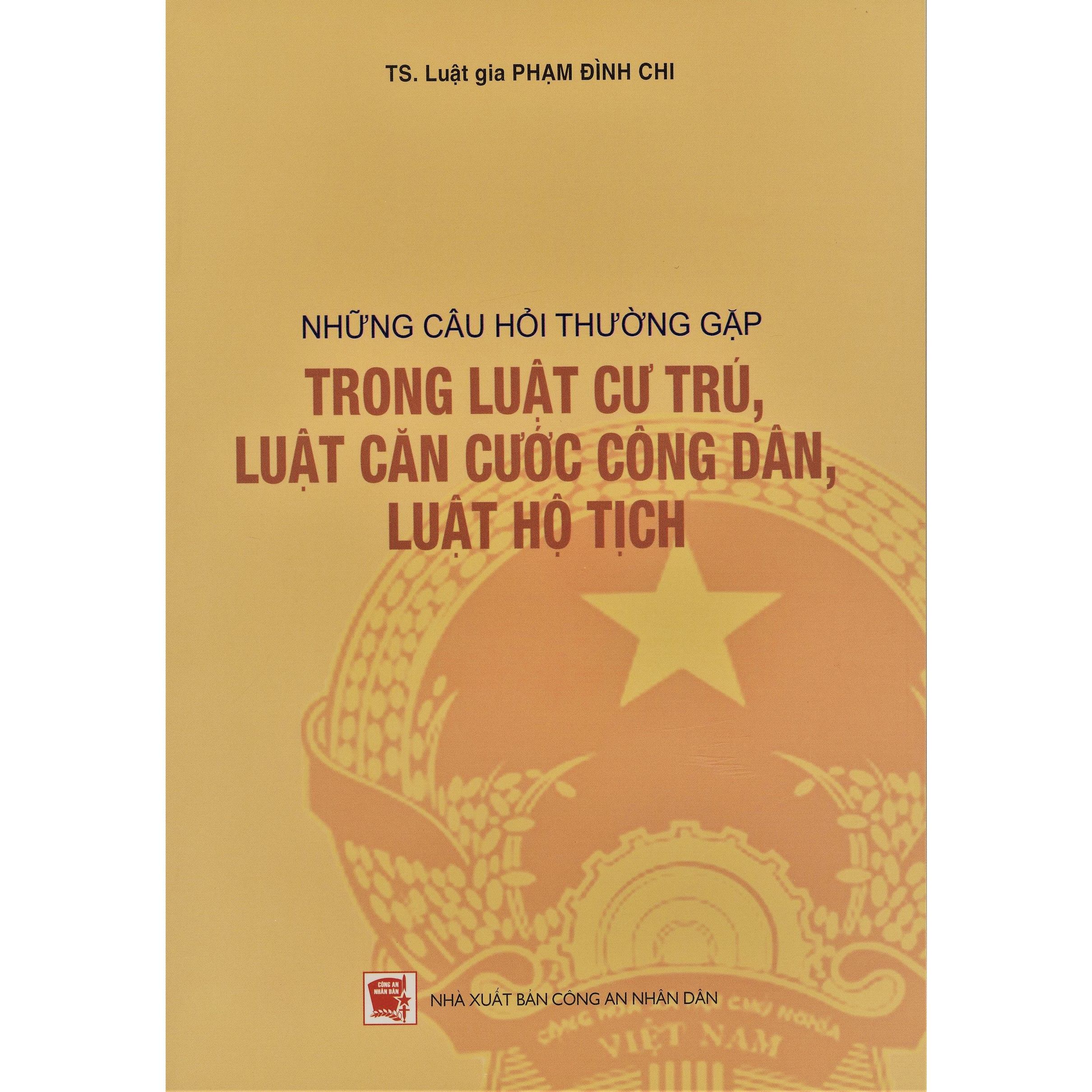 Những Câu Hỏi Thường Gặp Trong Luật Cư Trú, Luật Căn Cước Công Dân, Luật Hộ Tịch