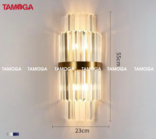 Đèn gắn tường phòng ngủ pha lê TAMOGA NICASY PH1B