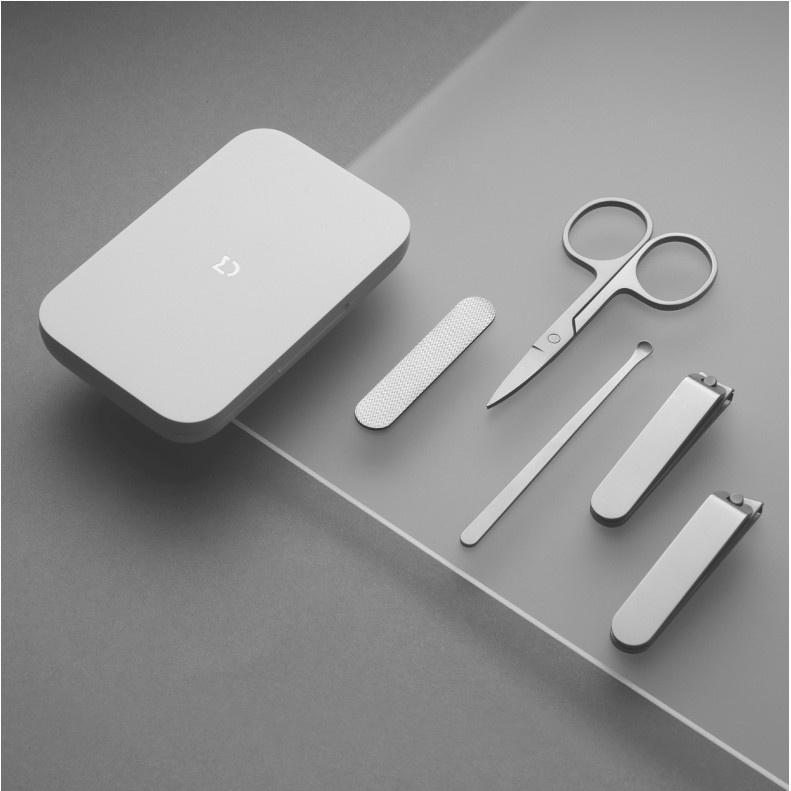 Bộ cắt móng inox 5 món Xiaomi Mijia - Bộ dụng cụ làm móng Xiaomi Mijia-Hàng chính hãng