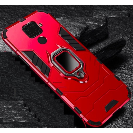 Ốp lưng dành cho Xiaomi Redmi Note 9 iron man chống sốc kèm iring