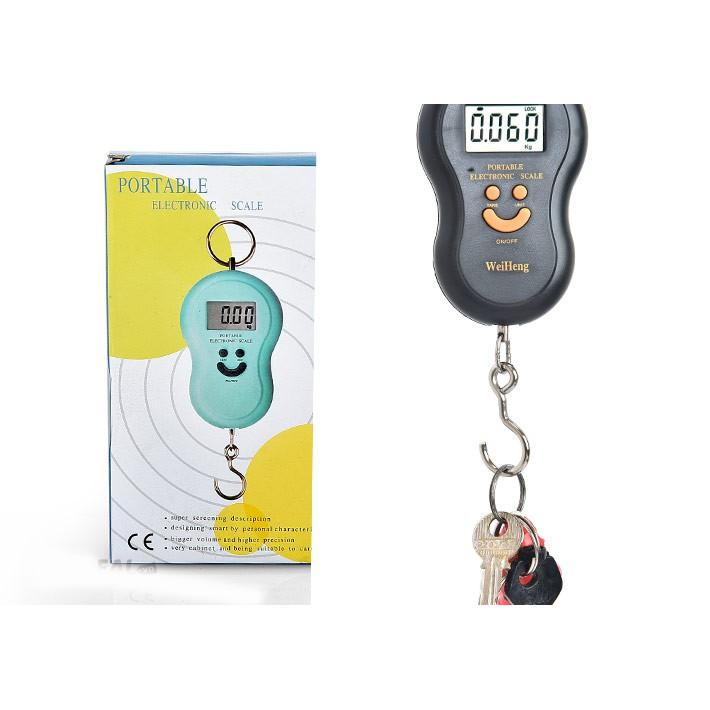 Cân Điện Tử Cầm Tay Mặt Cười - Trọng Lượng Tối Đa 40kg