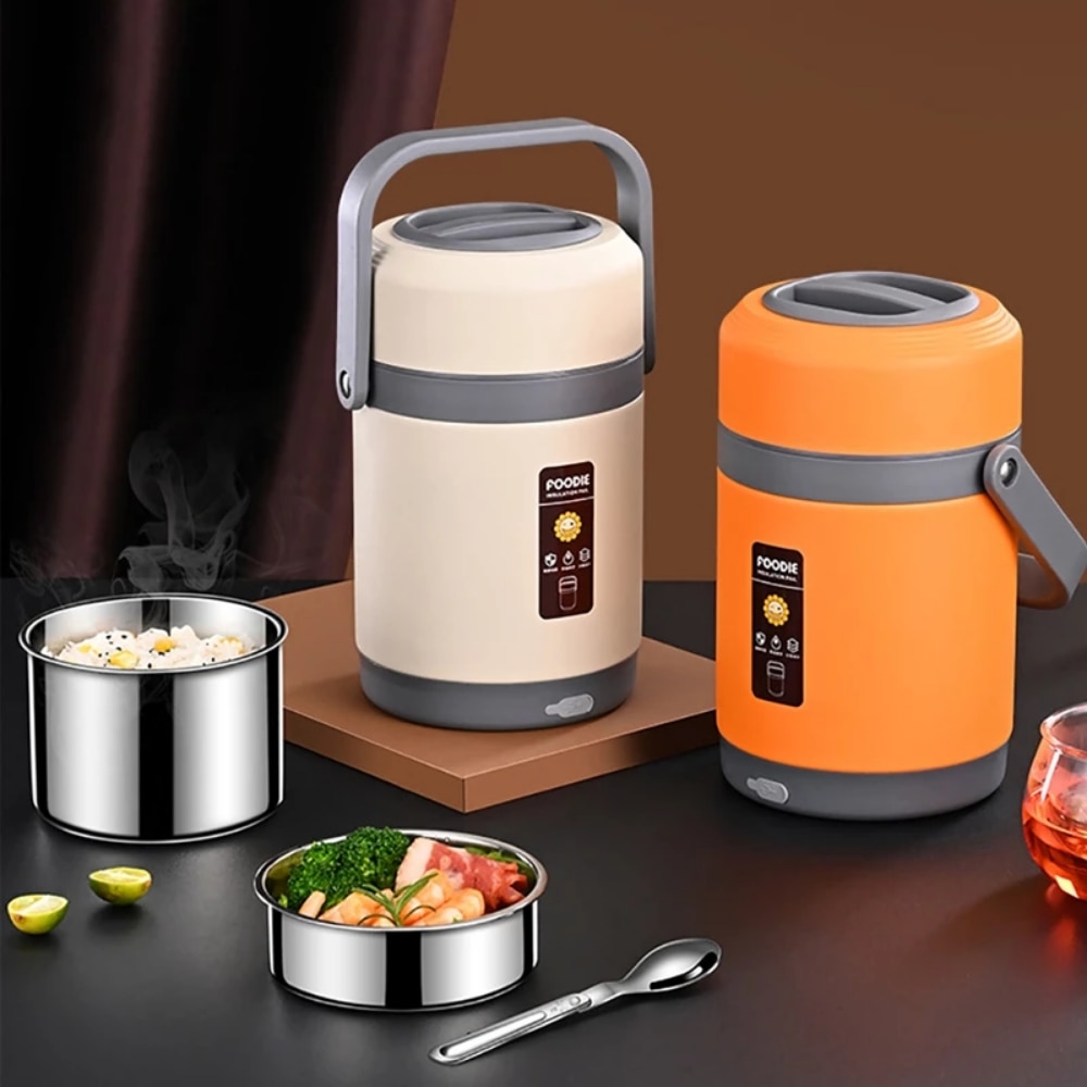 Hộp hâm cơm di động 3 Layers Portable Food Heating Rice Cooker