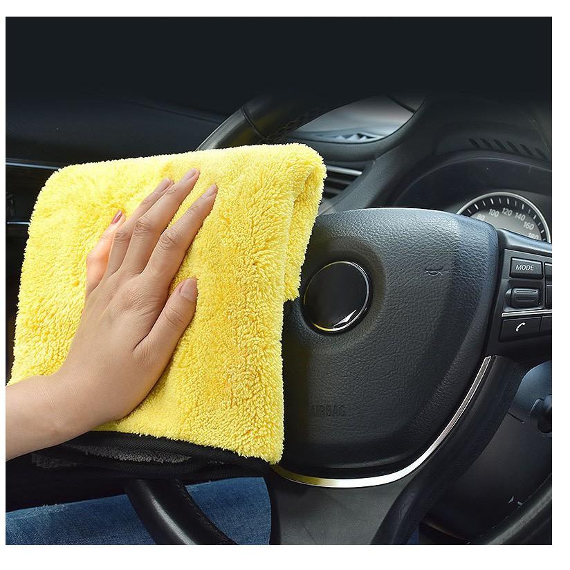 Khăn lau xe chuyên dụng , siêu thấm không bị sơ