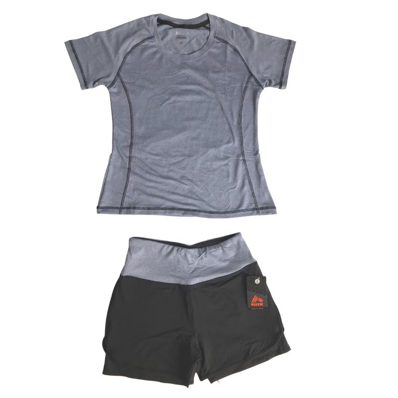 BỘ ĐỒ TẬP GYM, SET QUẦN ÁO TẬP YOGA NỮ THỂ THAO ÁO THUN QUẦN ĐÙI 2 LỚP ODERI MS212