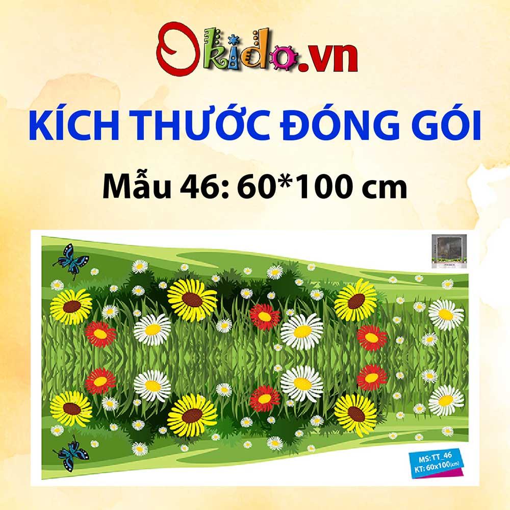 Decal trang trí trung thu 2021 bé vui trung thu cùng chị hằng và thỏ ngọc