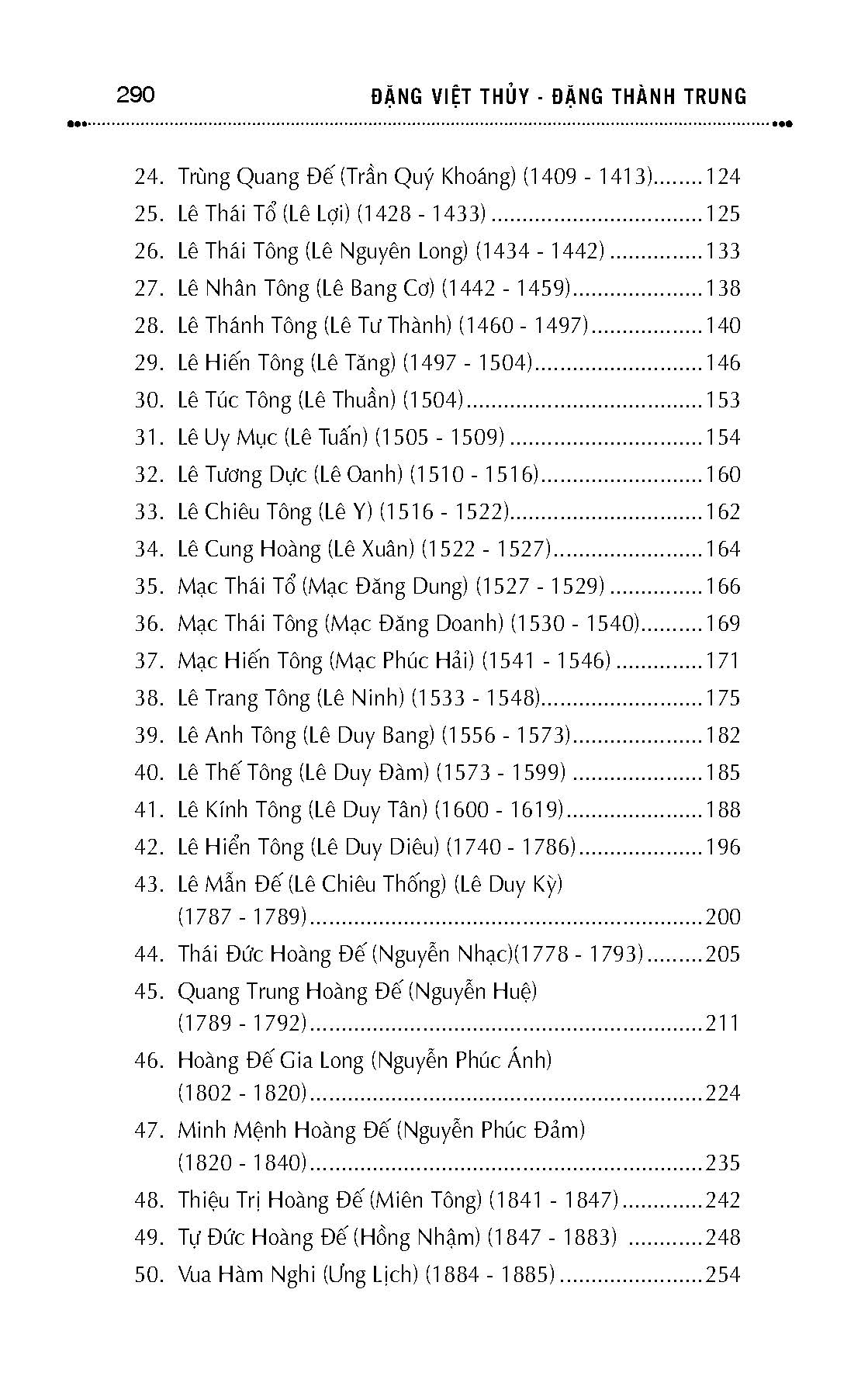 54 Vị Hoàng Đế Việt Nam (Tb)