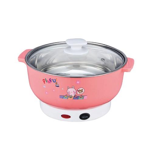 Nồi Nẩu Lẩu Điện COOKING POT SIZE 26CM, Nồi Lẩu Đa Năng - Chiên, Xào, Nấu Ăn, Nấu Lẩu Mini