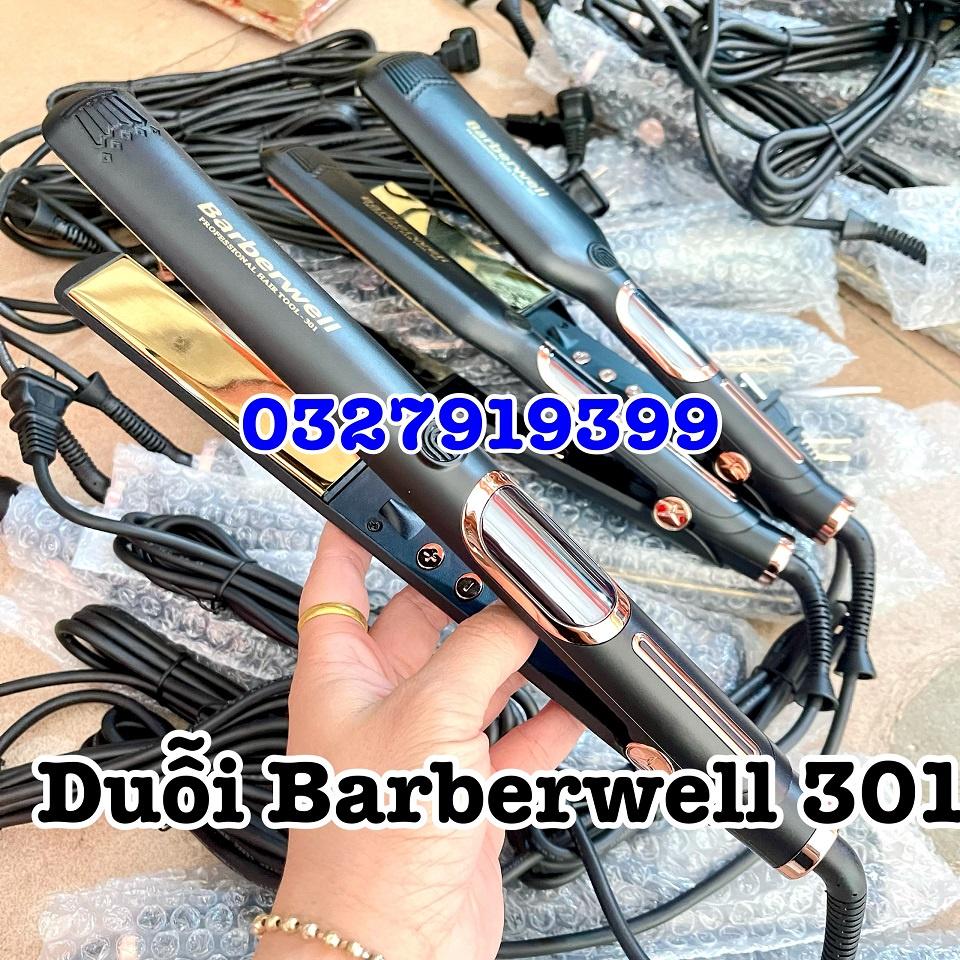 Máy duỗi tóc cao cấp có màn hình  Barberwell 301 bản nhỏ 2,5cm