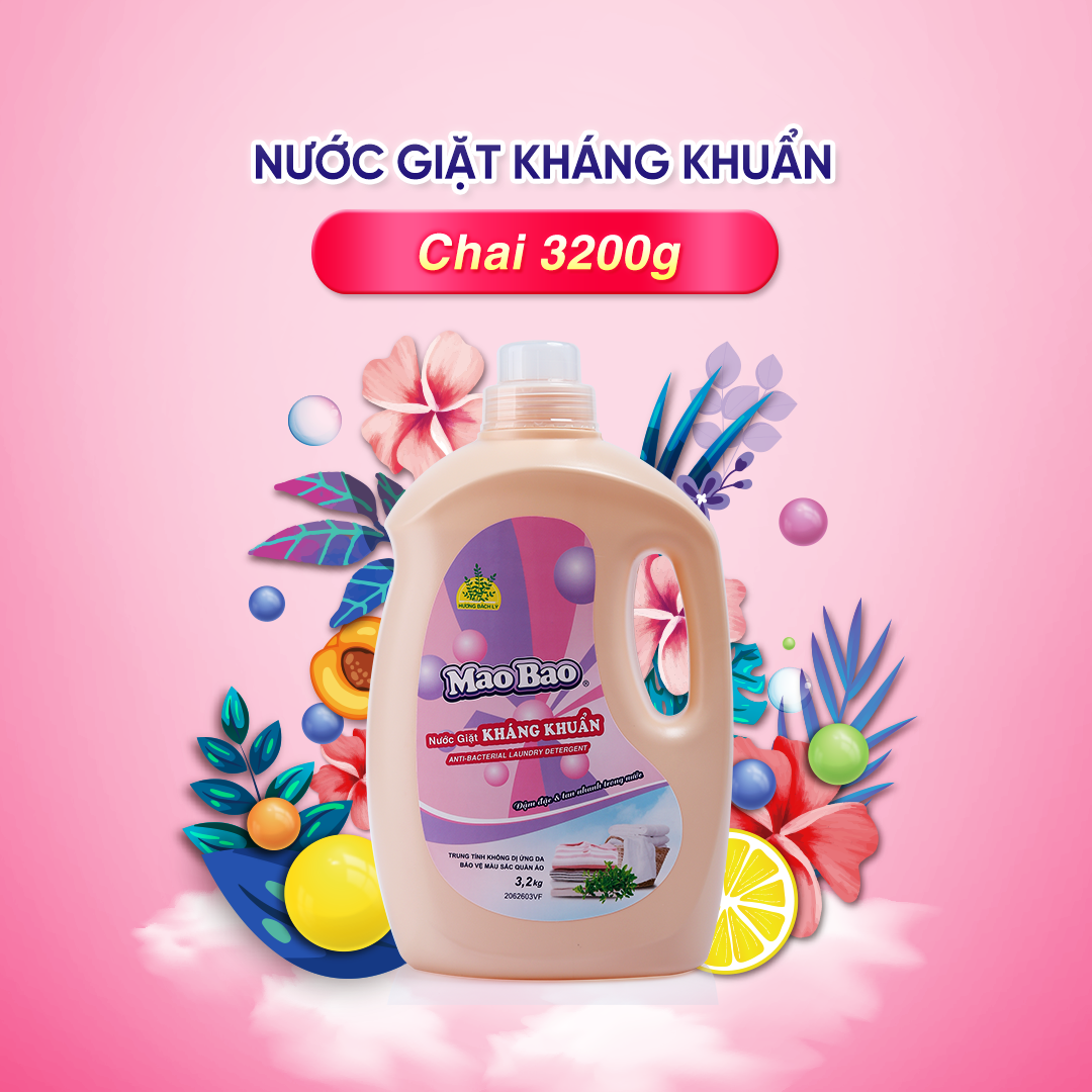 Nước Giặt Kháng Khuẩn Mao Bao 3200g