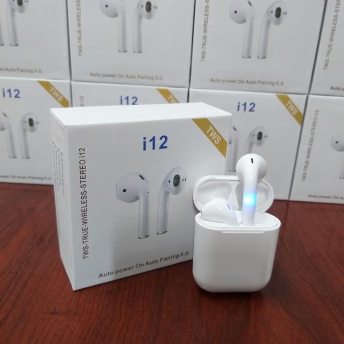 Tai Nghe Bluetooth i12 TWS 5.0 Kết Nối Không Dây