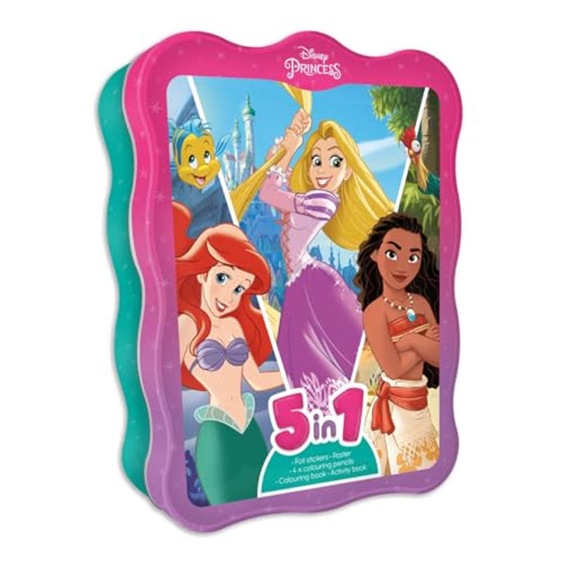 Sách Disney Princess: 5-In-1 Tin
