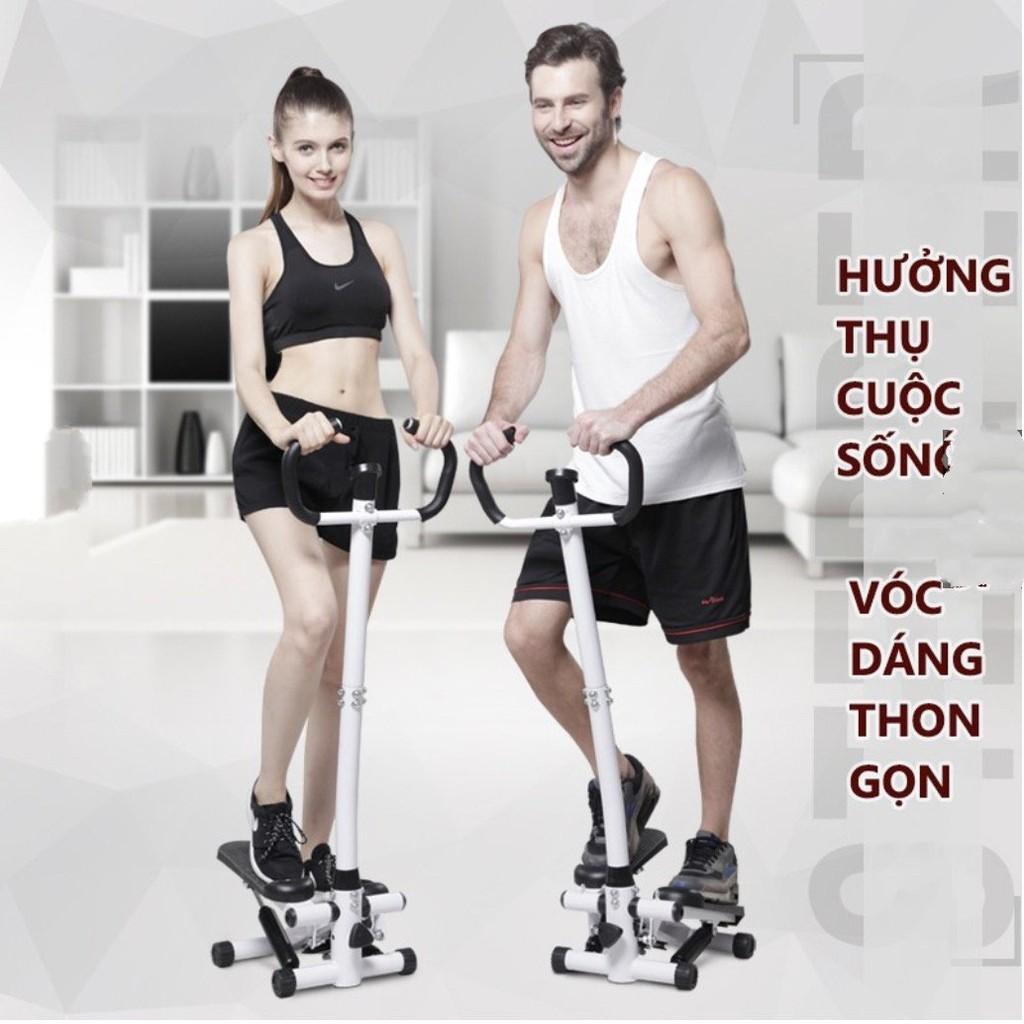 Máy chạy bộ tại chỗ tạo cơ thể săn chắc FitnessHome có tay vịn và dây - HanruiOffical