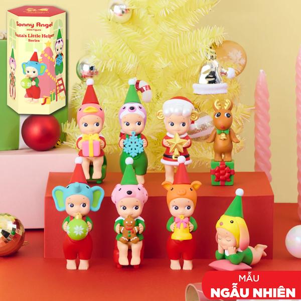 Blindbox Mô Hình Trang Trí Mini - Sonny Angel - Santa's Little Helper Series - Smiski