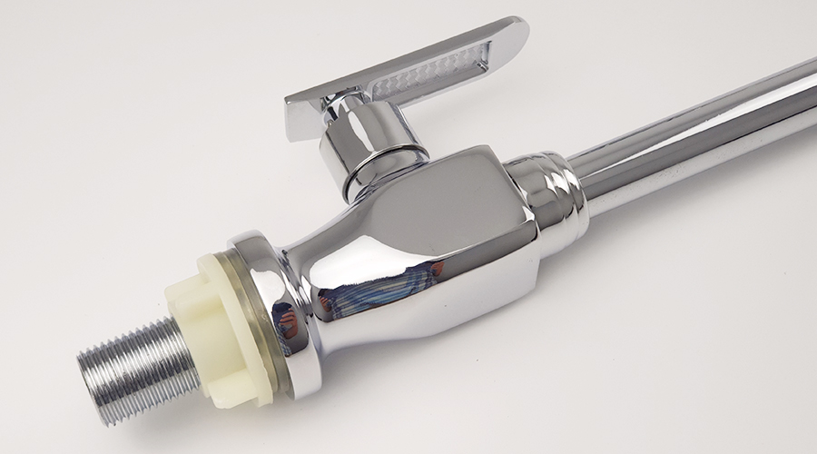 Vòi rửa chén lạnh cần lò xo Đồng mạ Chrome Eurolife EL-RC01