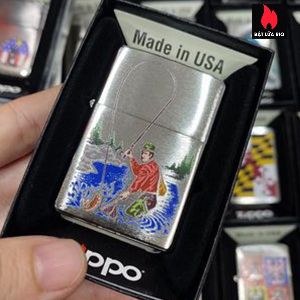 Bật Lửa Zippo 200 Fisherman Design