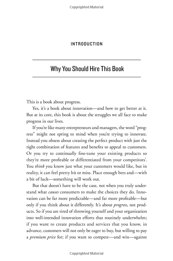 Competing Against Luck: The Story of Innovation and Customer Choice