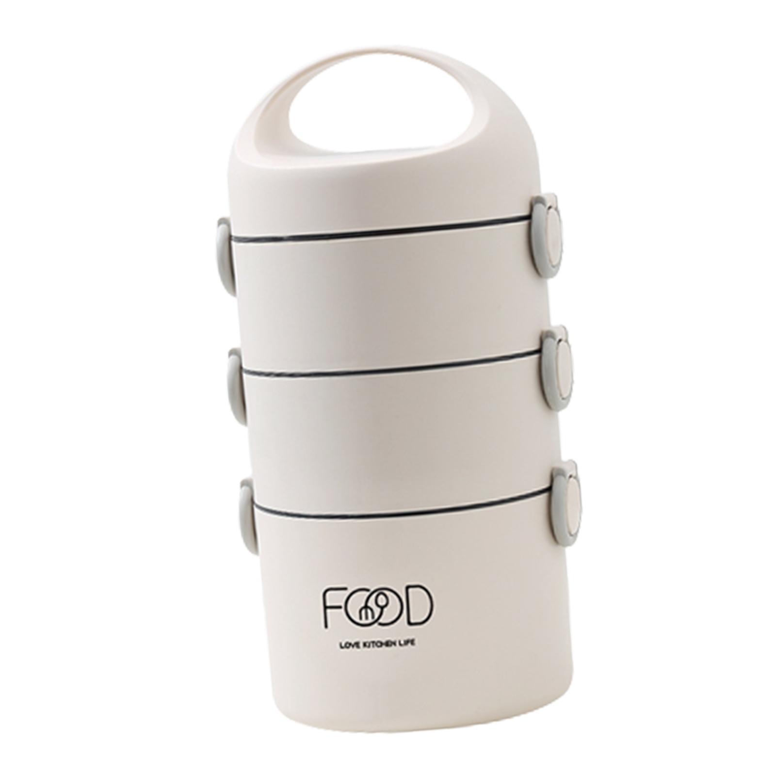 Stackable Lunch Box Airtight Lid Thermal Insulated Food Lunch Container for Hiking Picnic Outdoor