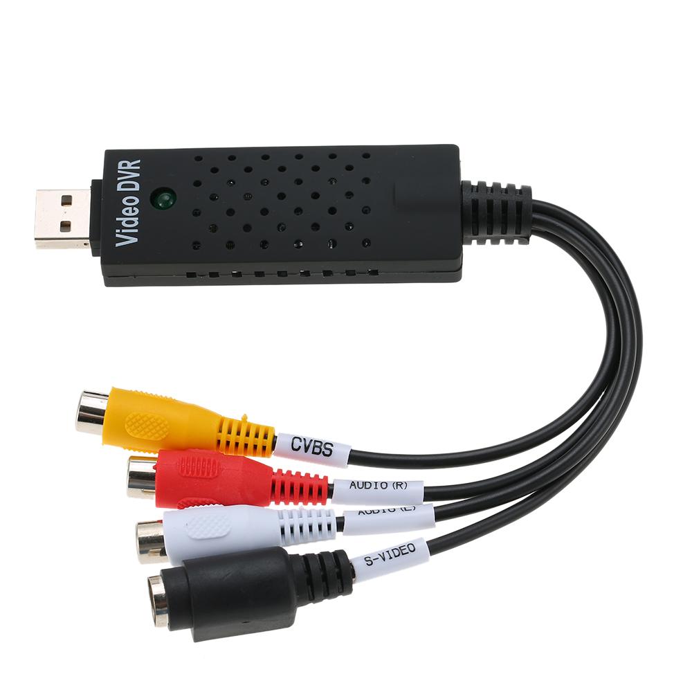 USB 2.0 DVR Video Audio Camera CCTV Capture Recorder Adapter Card for Win 7/8/10/2000, for Win XP / Vista for PC Laptop