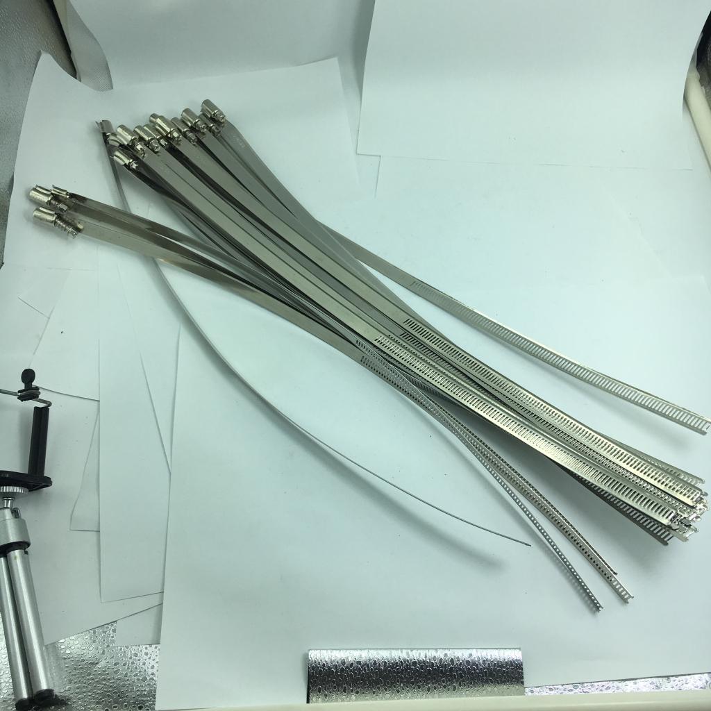 Hose Clamp, 20 Pieces Stainless Steel Adjustable Worm Gear Hose Clamp, Fuel Line Clamp for Plumbing, Automotive and Mechanical Applications