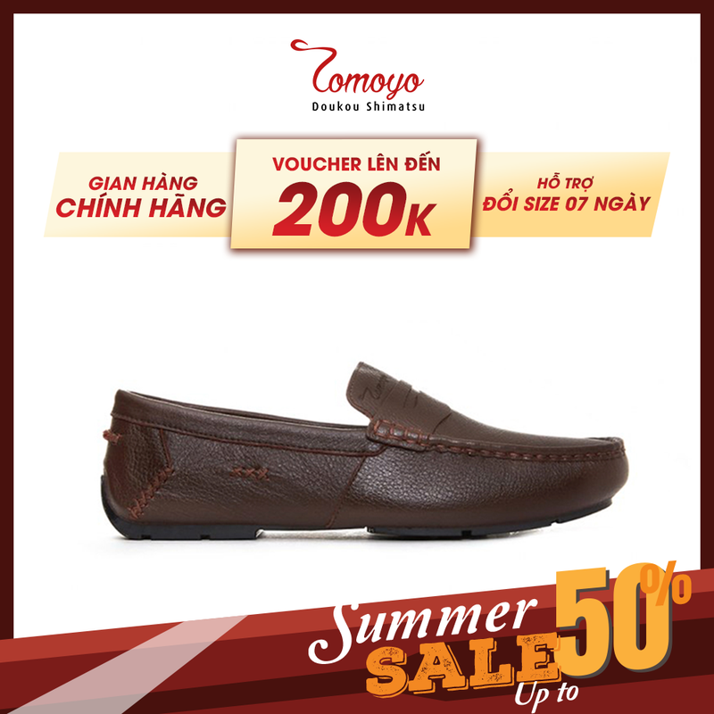 Giày Lười Nam Tomoyo Penny Loafer George TMN04802