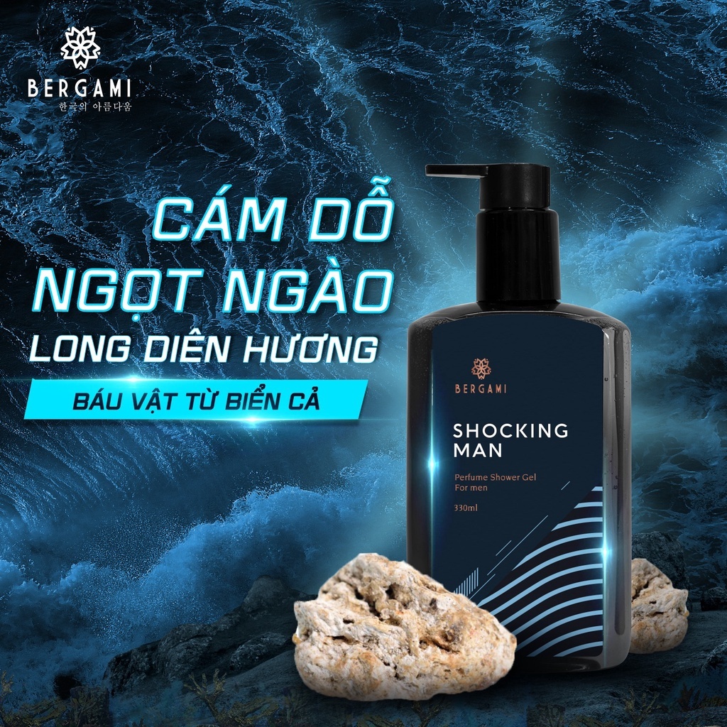 Quà Tặng Nam Giới, Sữa tắm nước hoa Nam 330ml &amp; Dầu gội