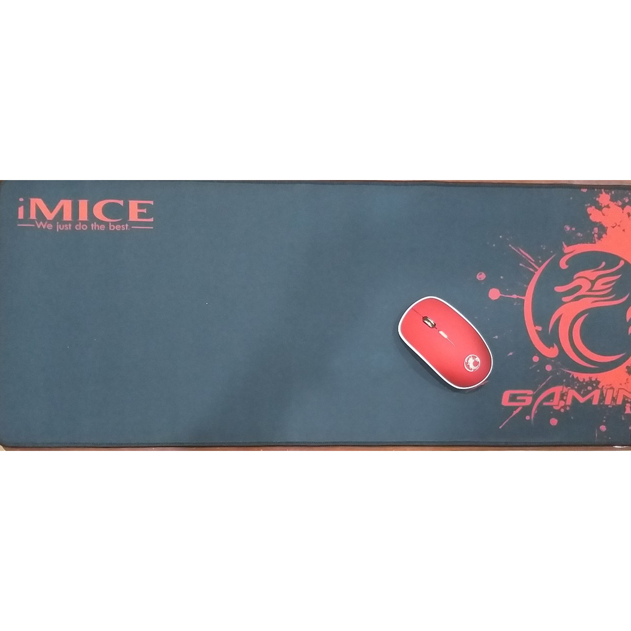 Miếng Lót Chuột, Bàn Di Chuột, Mouse Pad Cỡ lớn IMICE  - Hàng Chính Hãng (KT 80x30x0.3) giao màu ngẫu nhiên