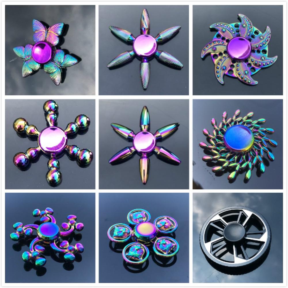 ( mới ) Con quay đồ chơi fidget spinner nhiều màu , giúp giảm stress UĐa Năng