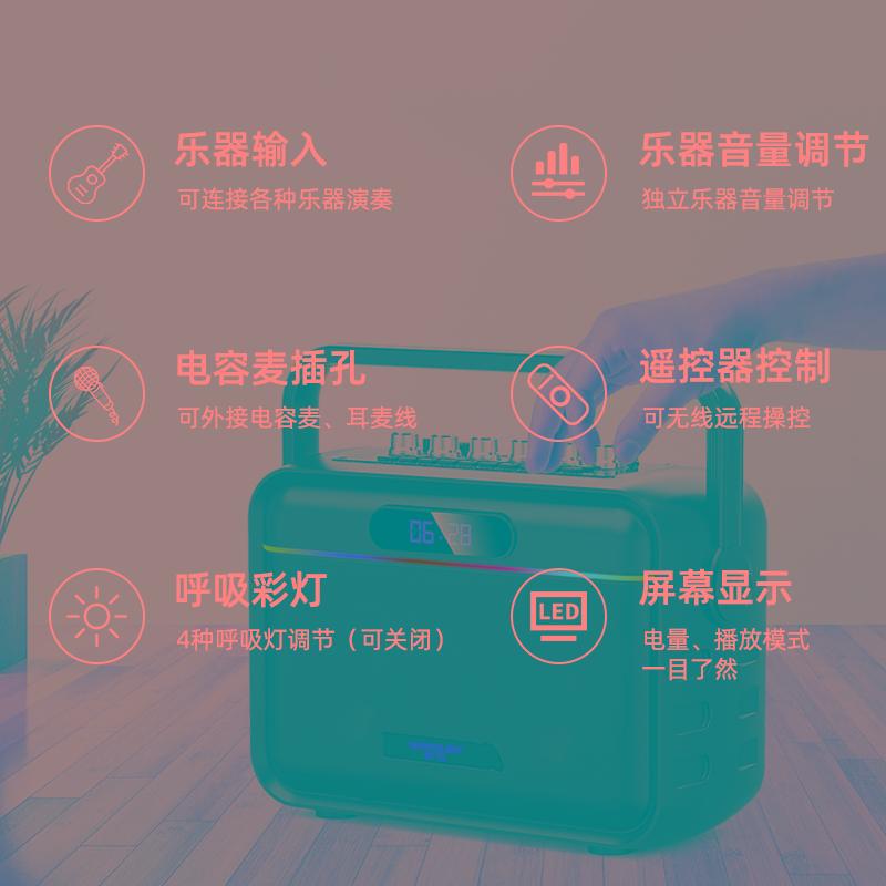 Loa bluetooth công suất cao 200W di động loa siêu trầm không dây chống thấm nước âm thanh nổi karaoke trực tiếp loa nhảy vuông có micrô Màu sắc: có micrô