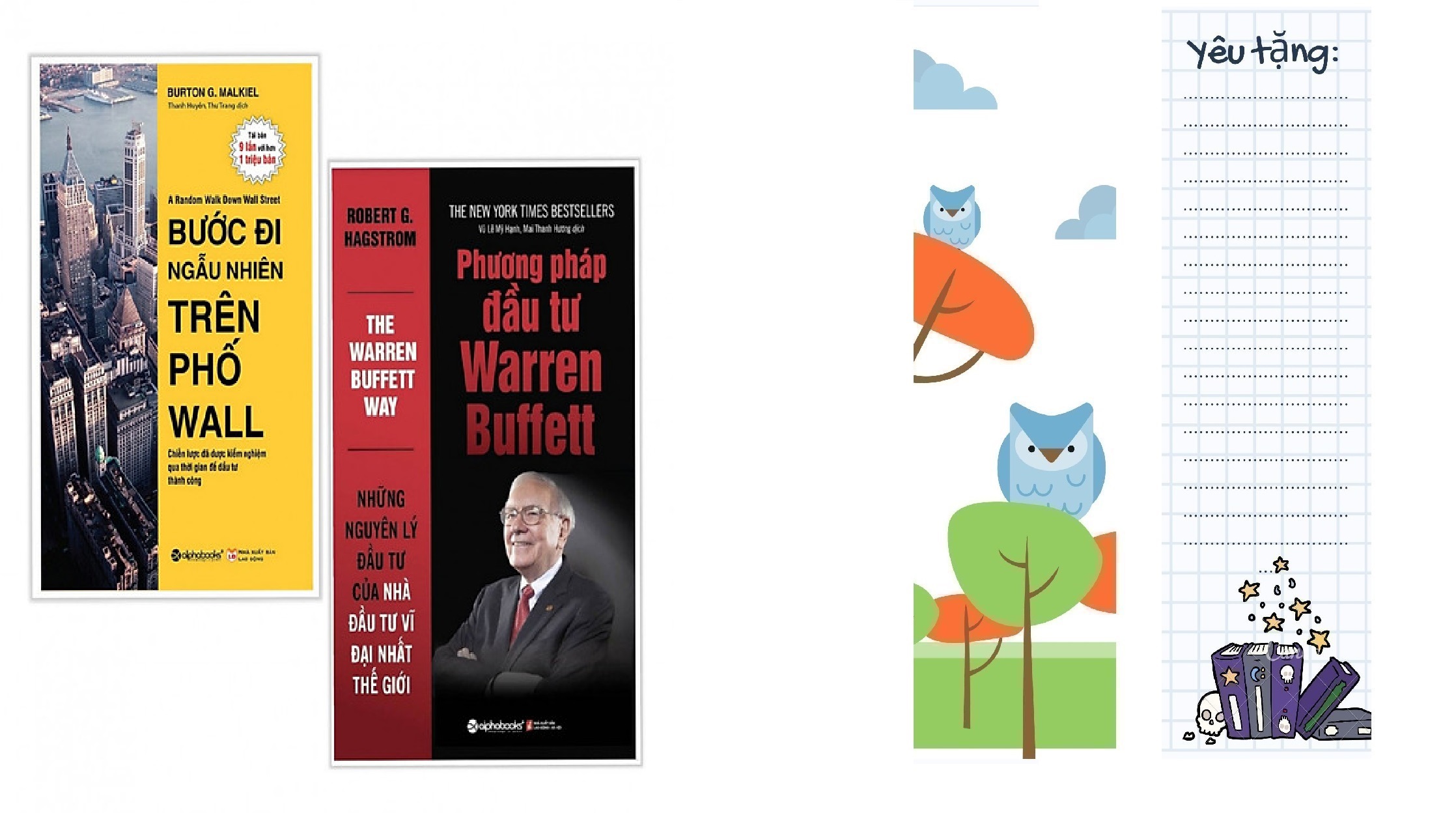 Combo 2 cuốn Bước Đi Ngẫu Nhiên Trên Phố Wall+Phương Pháp Đầu Tư Warren Buffett( Tặng kèm bookmark Phương Đông)