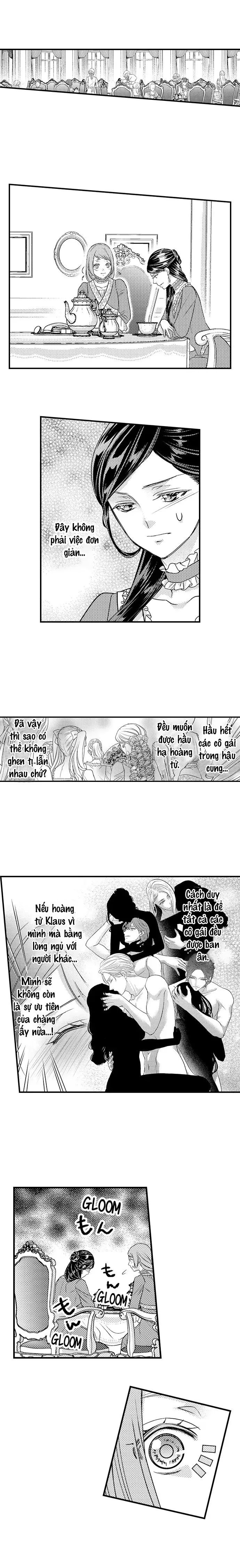 chuyển sinh vào thế giới khác ~ nếu muốn trở thành nữ hoàng hãy tìm cách để được hoàng đế sủng ái vào ban đêm chapter 60.1 4