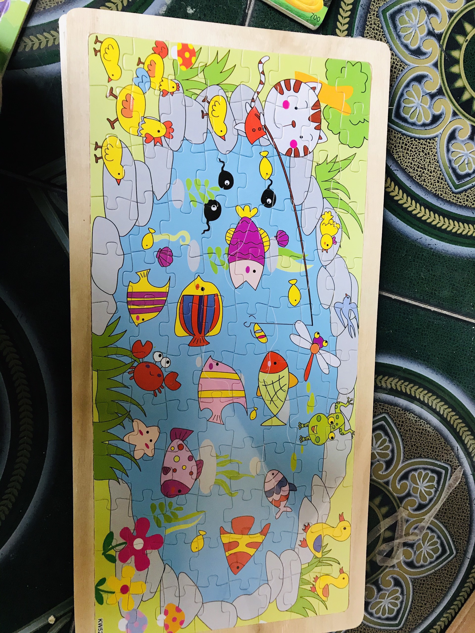 Bộ đồ chơi gỗ ghép tranh 92 chi tiết cho trẻ em Đồ Chơi Tre Em Trí Tuệ The Joy