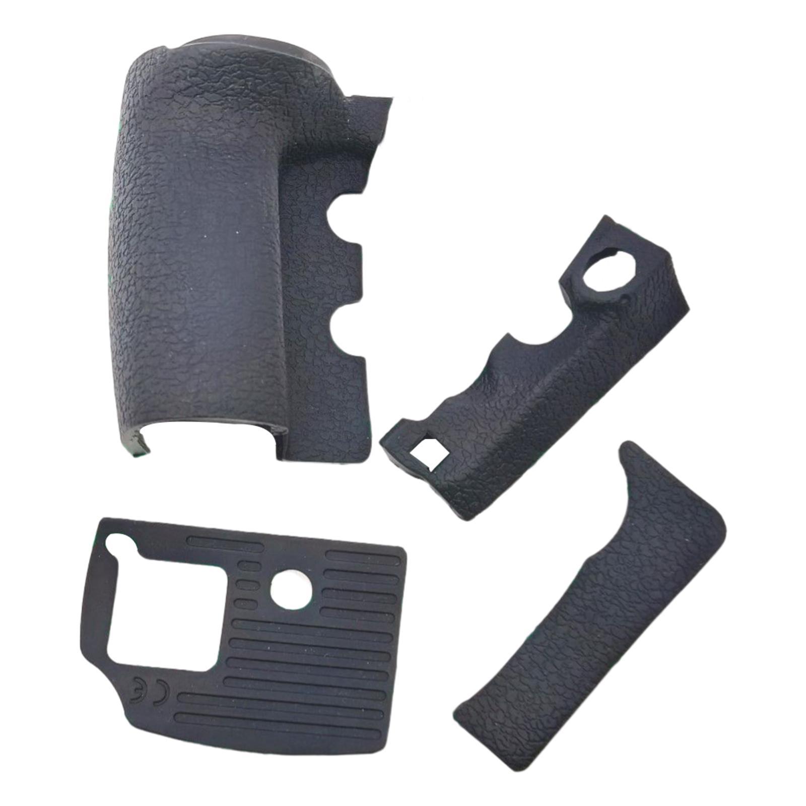 4Pcs Digital Camera Body Rubber Covers Grip Bottom Rear Thumb Side for D810 DSLR Camera Repair Part Cover Unit
