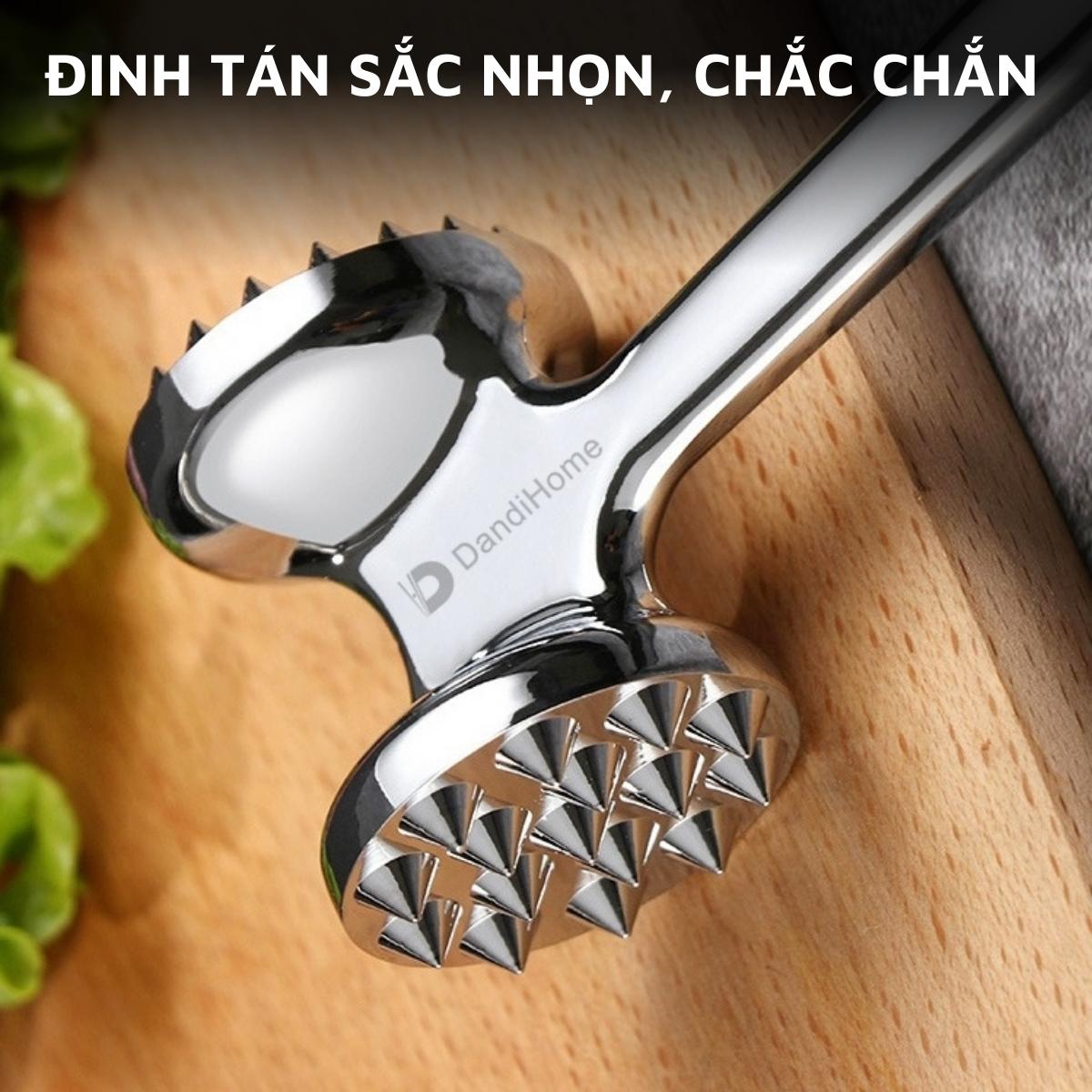 Búa đập thịt, tỏi, gừng, xả ... đa năng DandiHome cao cấp-Tiêu chuẩn quốc tế