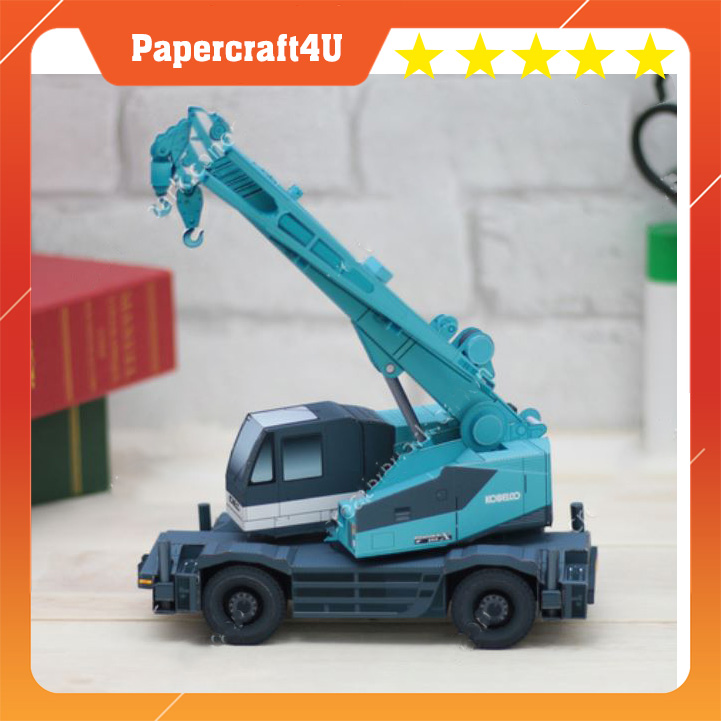 Mô hình giấy 3D Xe Công Trình Crane Panther X250