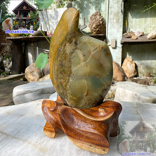 Trụ đá mã não để bàn làm việc sẽ mang tới công việc suôn sẻ và thuận lợi DMN98 nặng 4.9Kg