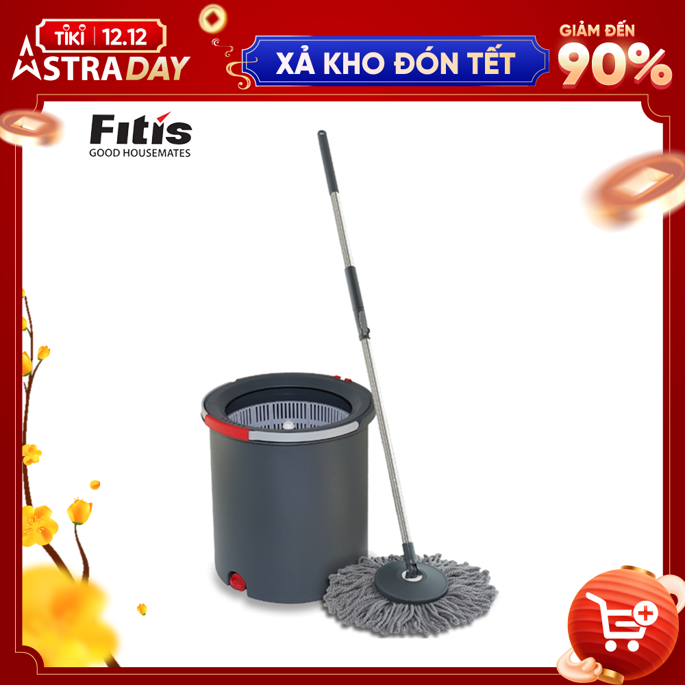 Bộ cây lau nhà tròn - Fitis Dura