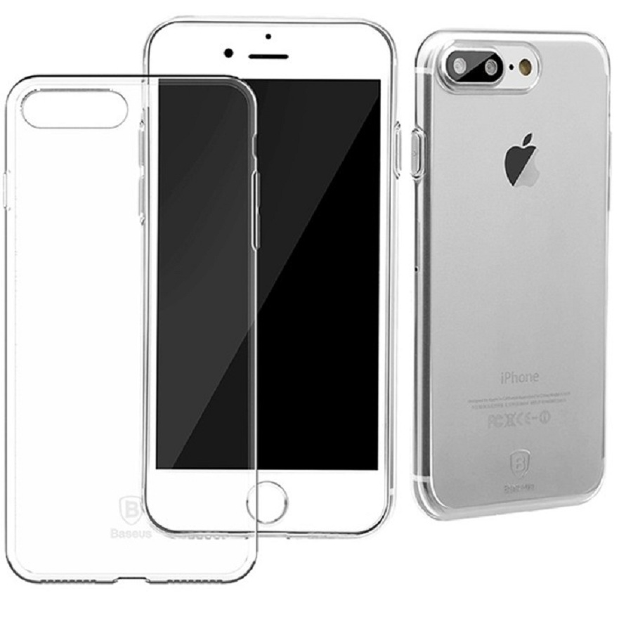 Ốp lưng dành cho iPhone 7 Plus vs iPhone 8 Plus silicon dẻo trong suốt loại A+
