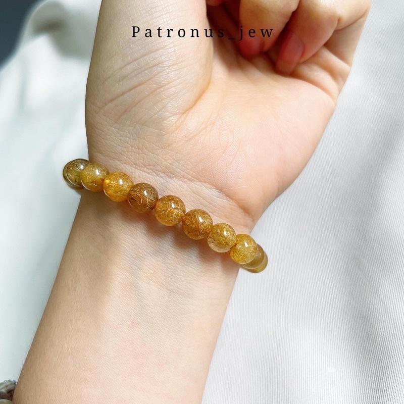 Vòng Tay Thạch Anh Tóc Vàng 7mm VTTATV75A Patronus Jewelry