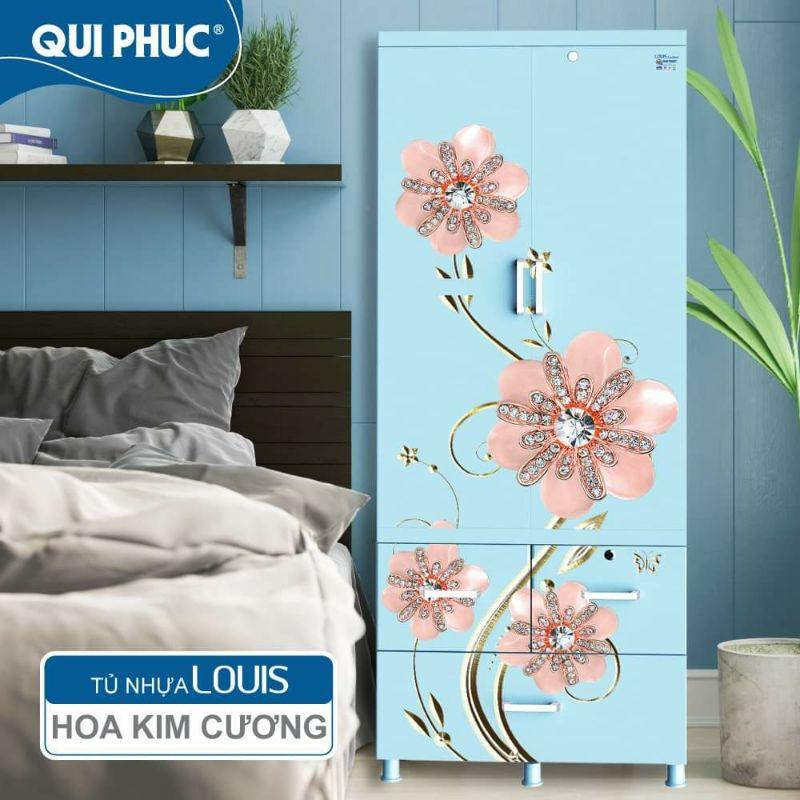 Tủ treo đồ LOUIS 2 tầng nhựa Qui Phúc