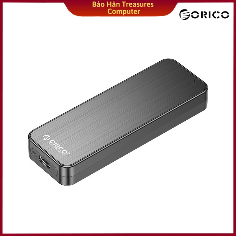 Hộp Ổ Cứng SSD ORICO HM2C3-SV-USB3.1 Gen1 Type-C 6Gbps M.2 SATA SSD- Hàng Chính Hãng