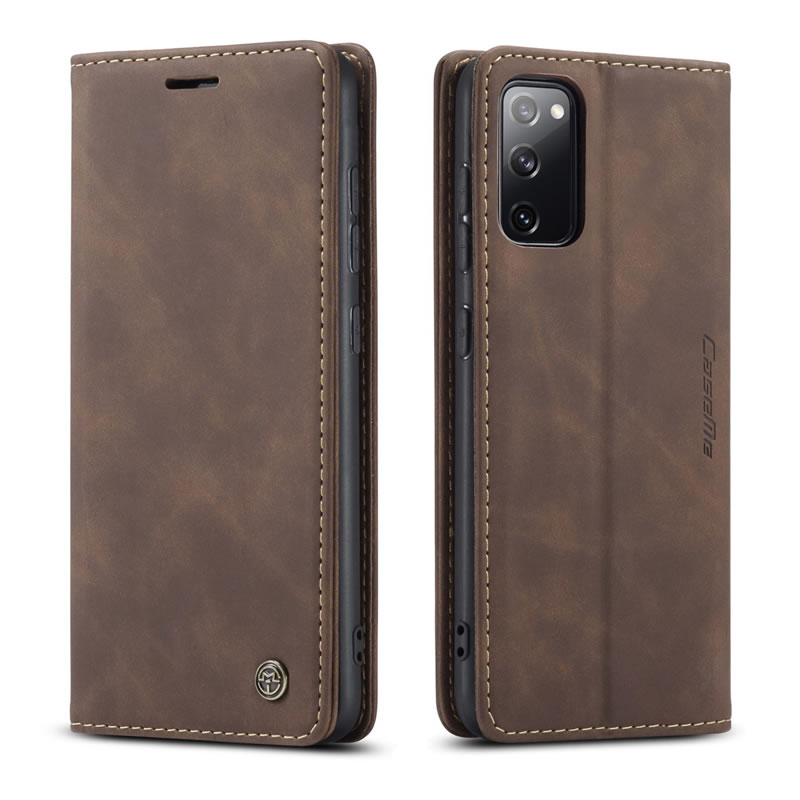 Bao da cao cấp dành cho SamSung Galaxy S20 FE dạng ví chính hãng Caseme - Hàng Nhập Khẩu
