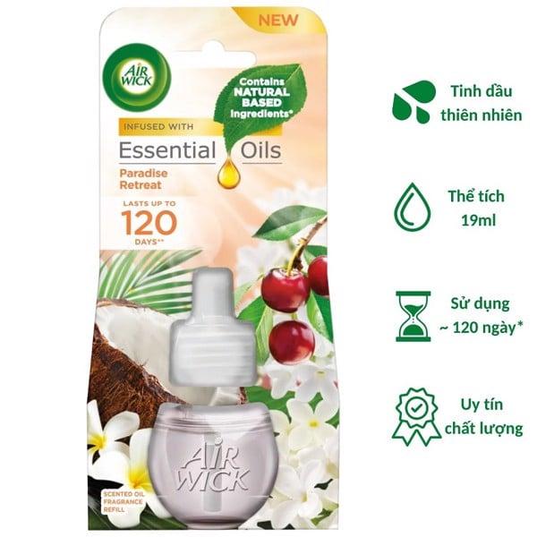 Chai tinh dầu cắm điện Air Wick Refill AWK2328 Paradise Retreat 19ml