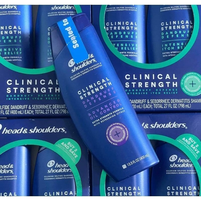 dầu gội Head &amp; Shoulders Citrus Advanced Oil Control (MÀU TÍM) - Gàu và giúp kiểm soát dầu 400ml