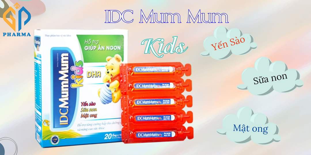 YẾN SÀO IDC MUMMUM -Hỗ trợ tăng cường sức khỏe- giúp trẻ ăn ngon-tăng cân -phát triển toàn diện