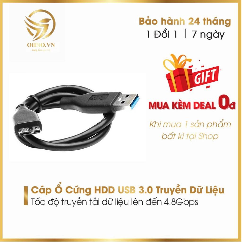 Cáp Ổ Cứng HDD USB 3.0 Di Động Truyền Dữ Liệu Tốc Độ Cao Dây Cáp USB Dùng Cho Ổ Cứng Rời Di Động - OHNO VIỆT NAM