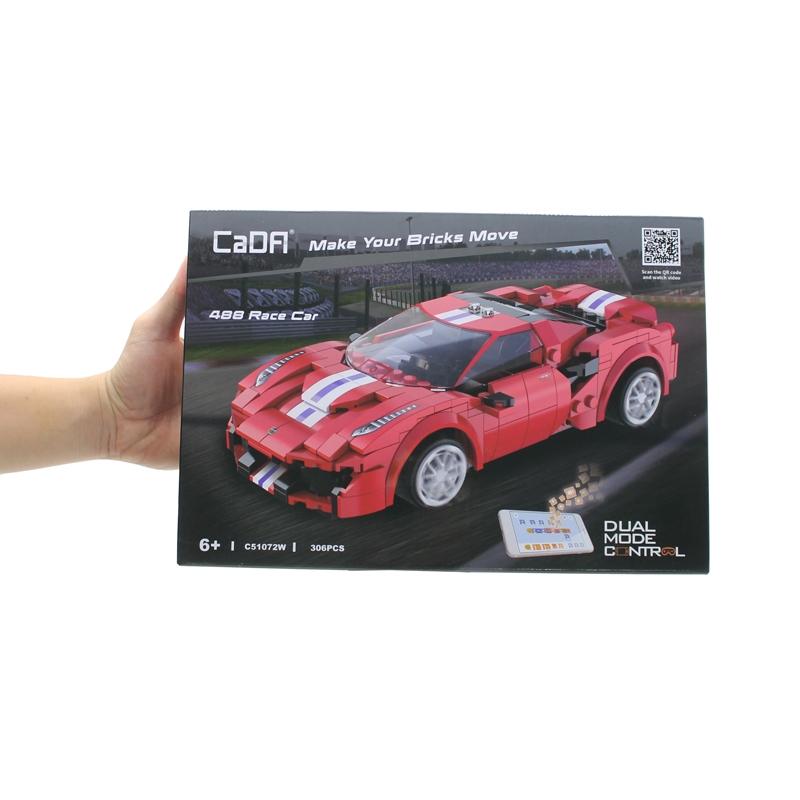 Đồ Chơi Lắp Ráp Xe Điều Khiển 488 Race Car - CaDA C51072W