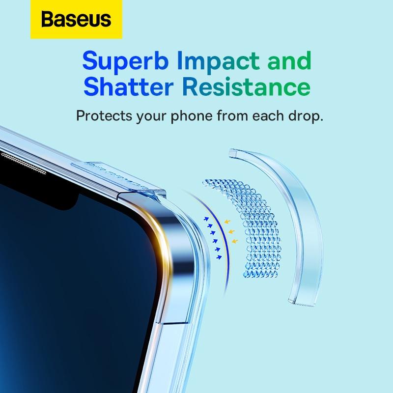 Ốp lưng nhựa hỗ trợ sạc từ tính Baseus Crystal Series Magnetic Case For I.P 14
