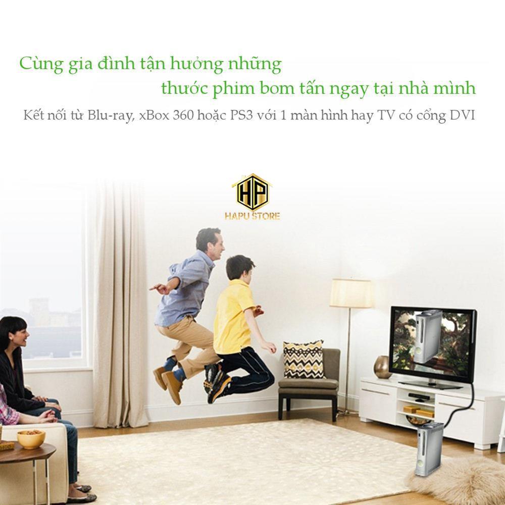 Cáp HDMI sang DVI Ugreen 30107 dài 3m cao cấp - Hàng Chính Hãng