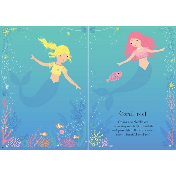 Usborne Little Sticker Dolly Dressing Mermaid