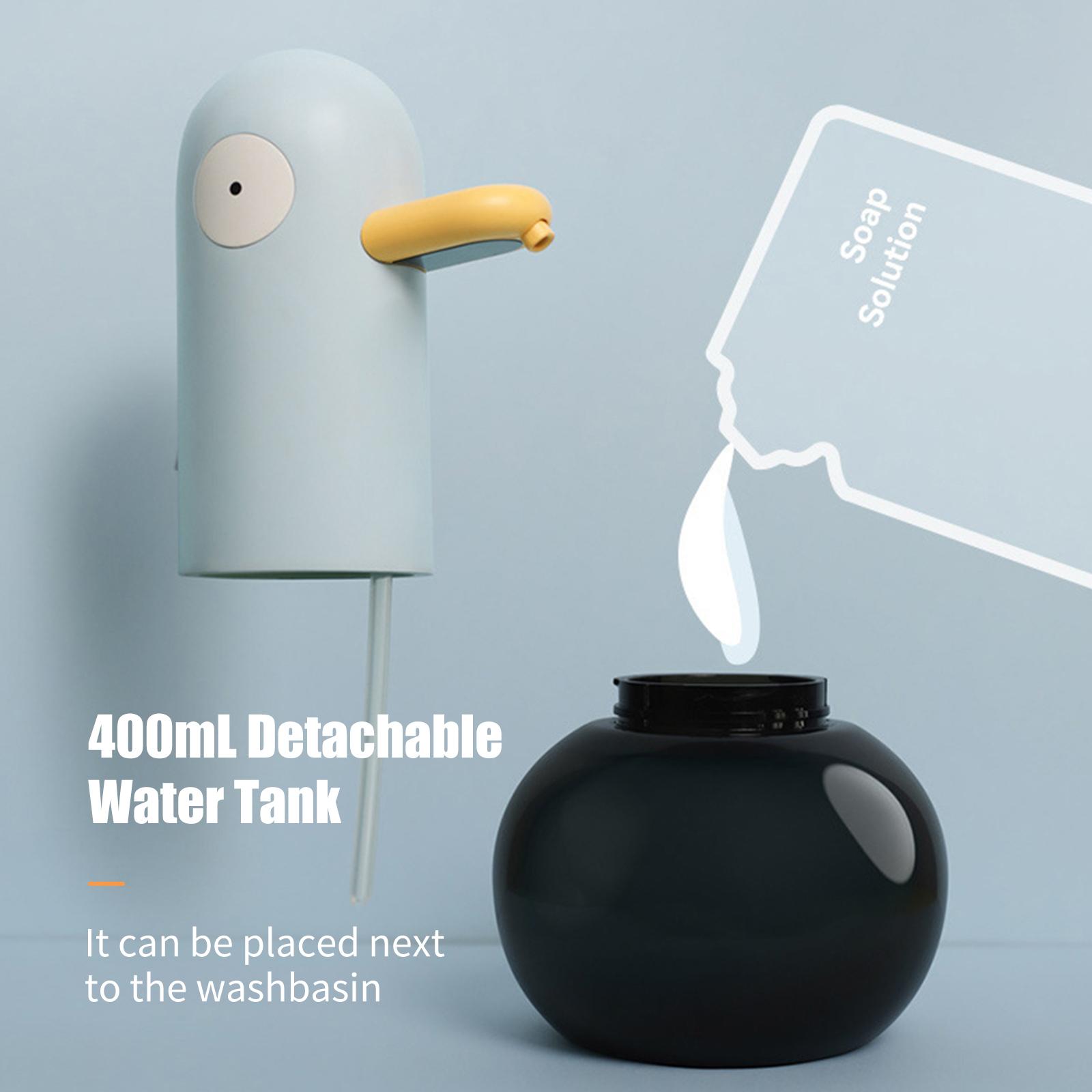 Máy Xịt Xà Phòng Tạo Bọt Tự Động 400Ml Hồng Ngoại Để Bàn Sạc Usb